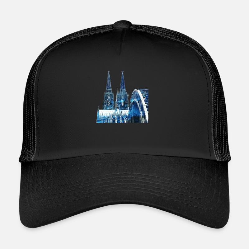 Cologne Cologne Cathedral Germany Home City Skyline Trucker Cap