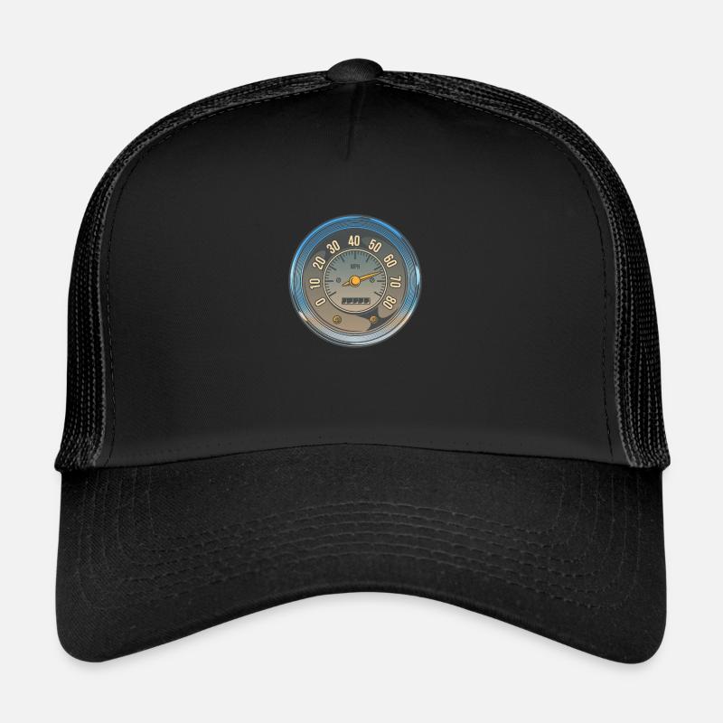 Motorcycle speedometer Trucker Cap
