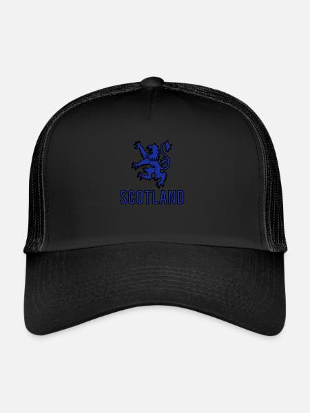 scotland_001 - Trucker Cap - black/black - Front