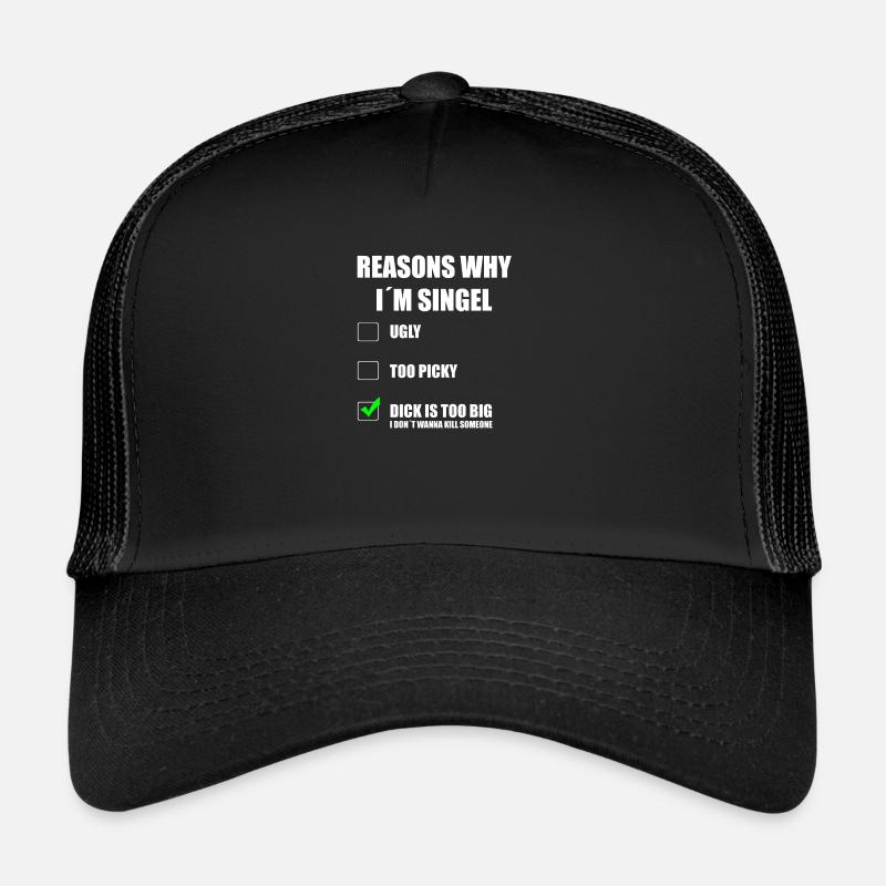I am single Trucker Cap