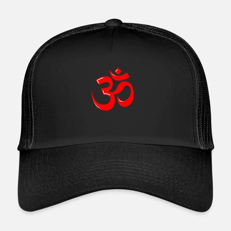 Ohm sign - Trucker Cap - black/black