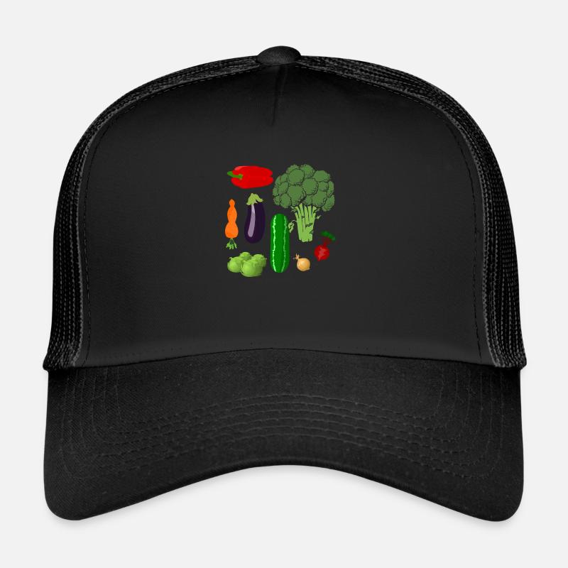 Vegetable - Trucker Cap - black/black