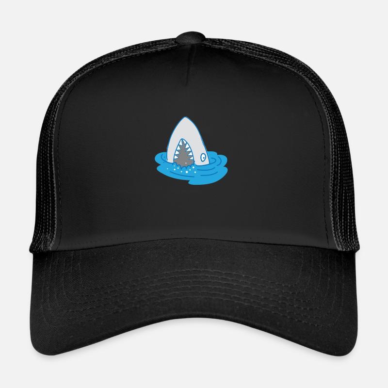shark with open mouth Trucker Cap