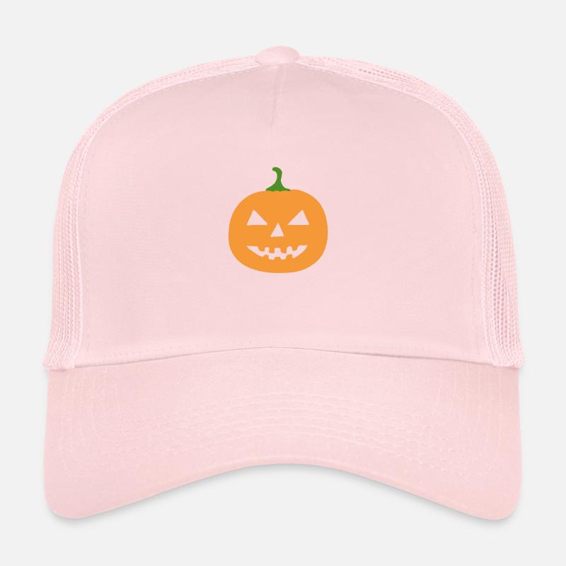 halloween-Jack-o'-lantern Trucker Cap