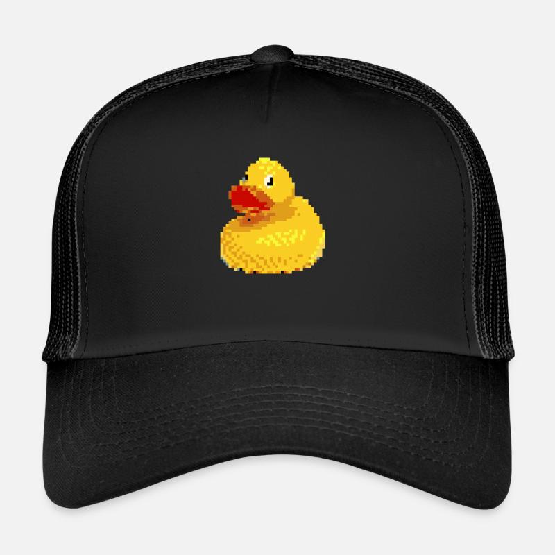 Pixel rubber duck Trucker Cap