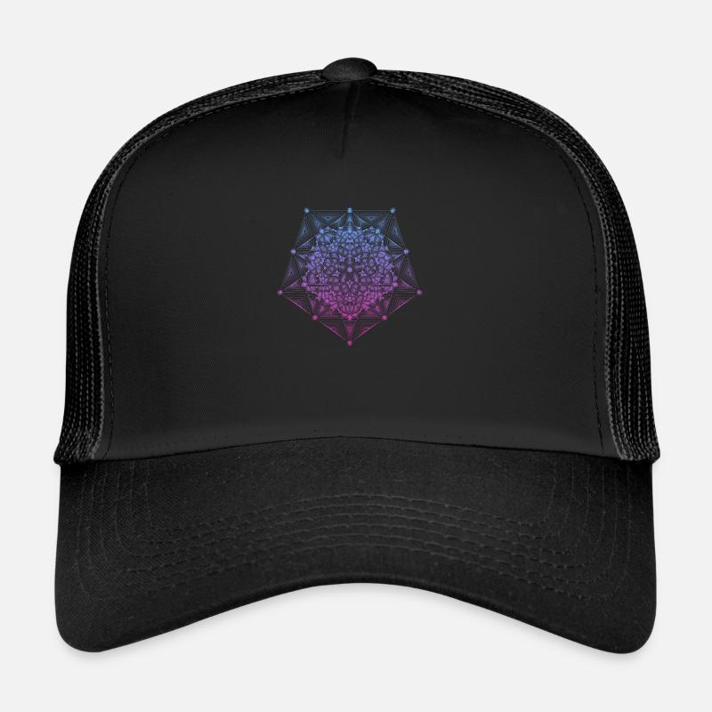Gradient Star Dimensions du Pentagone Casquette trucker 