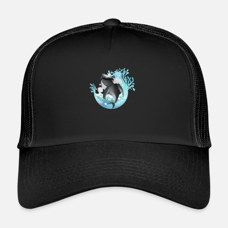 Dive Dive Humpbacks - baleines à bosse Casquette trucker 