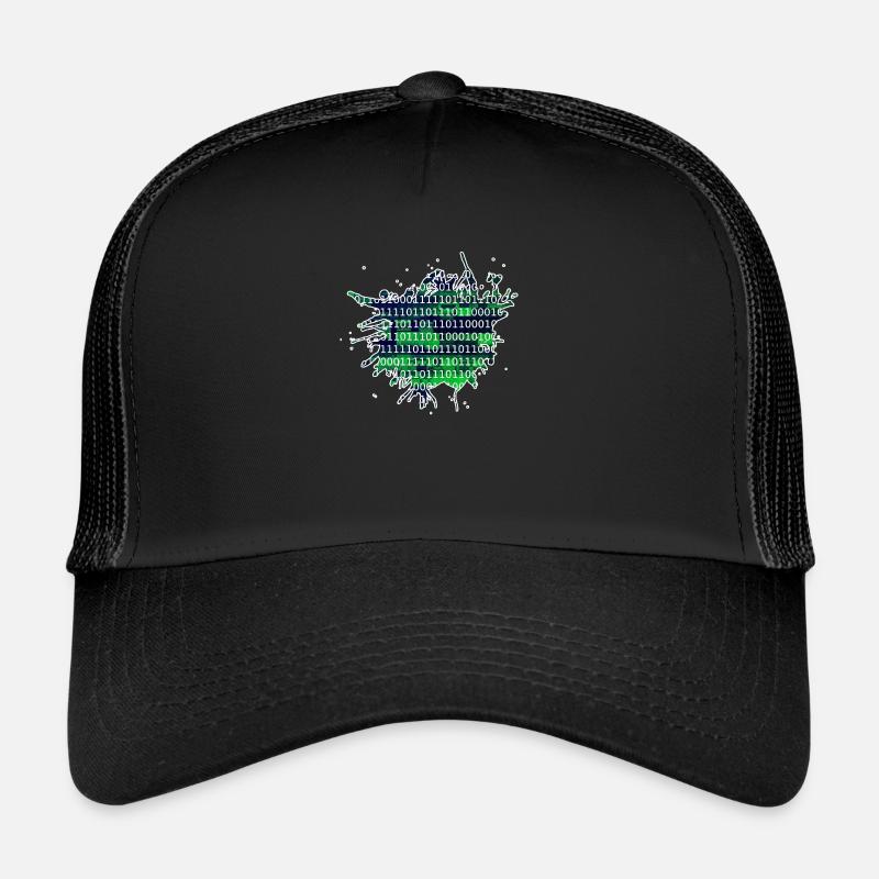 Code binaire Casquette trucker 