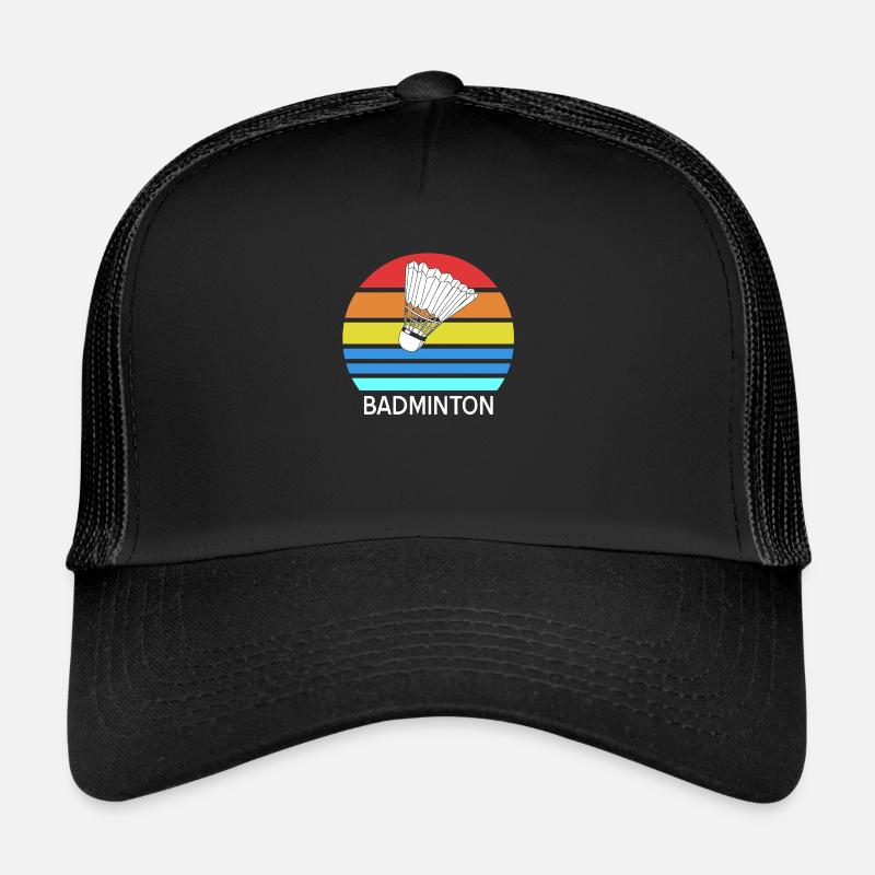 Badminton - Trucker Cap - Schwarz/Schwarz