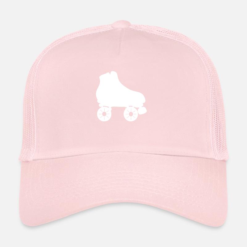roller skating roller skate motif 3 Trucker Cap