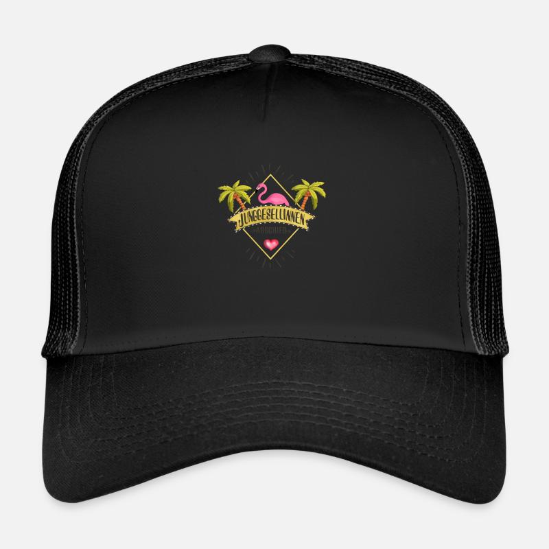 Junggesellinnenabschied Aloha - Trucker Cap - Schwarz/Schwarz