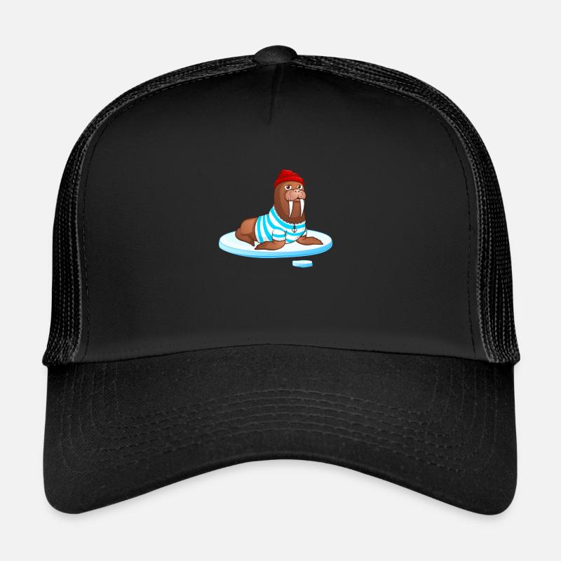 Hipster Walross | ⚓ Nordisch | Hanseatisch Trucker Cap