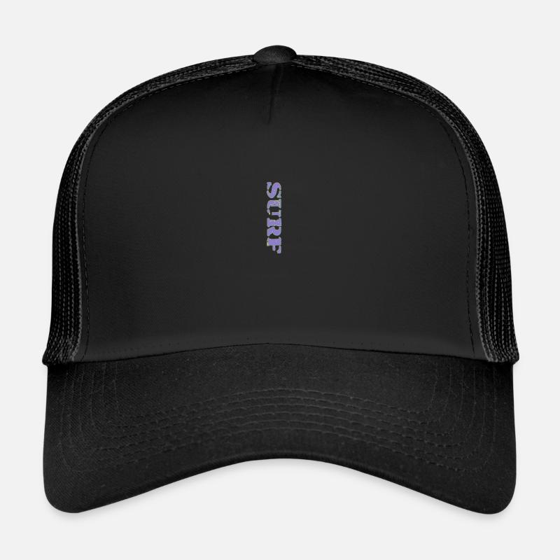 Surfer Surf - Trucker Cap - Schwarz/Schwarz