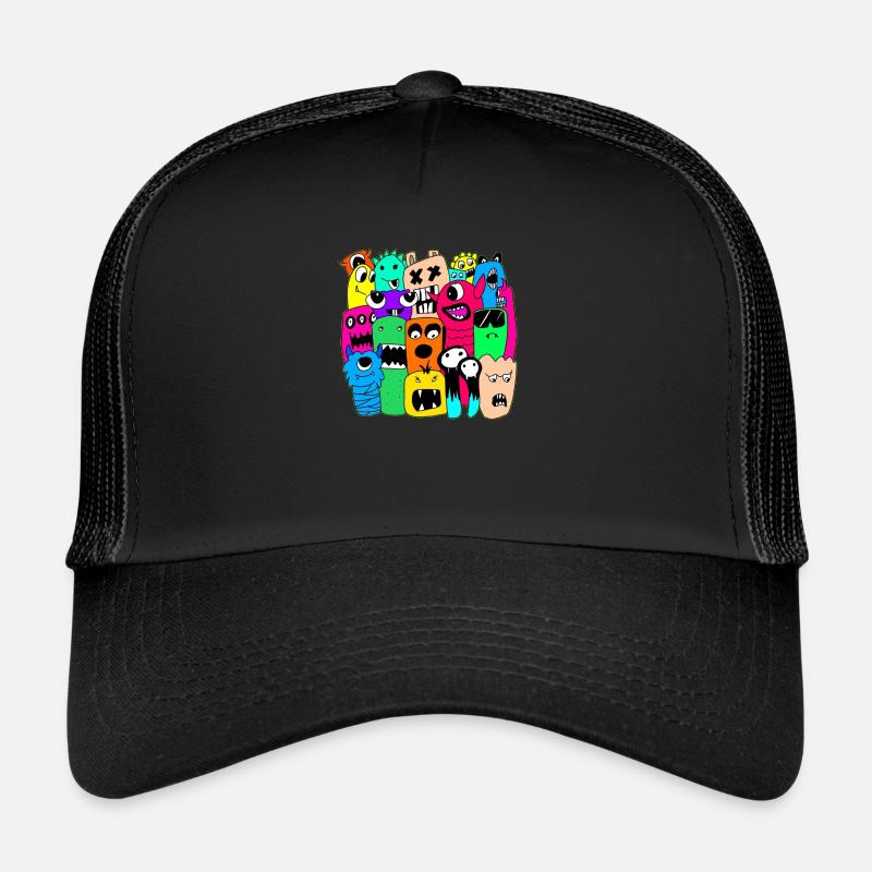 MONSTER DOODLE Casquette trucker 