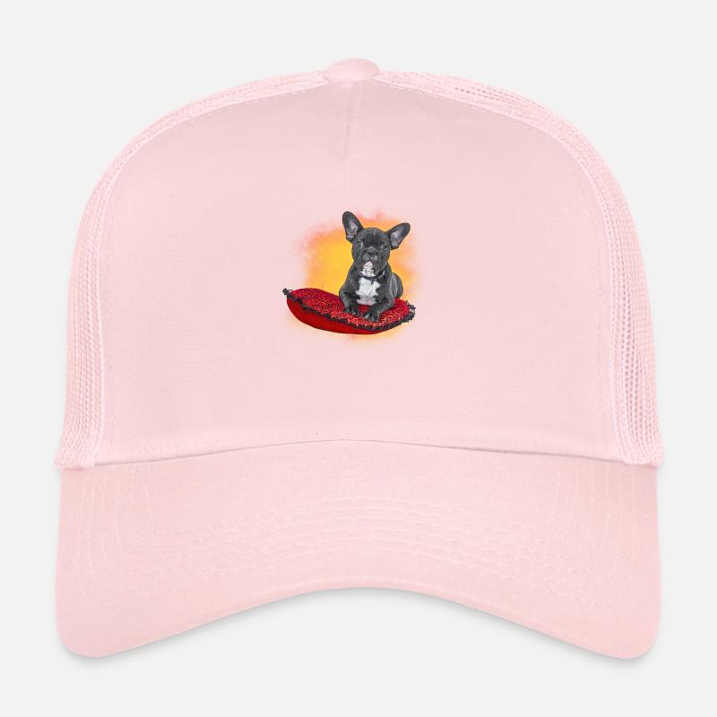 Coussin Frenchie Casquette trucker 