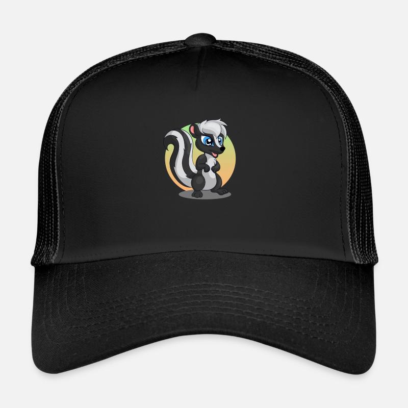 mouffette - Casquette trucker - noir/noir