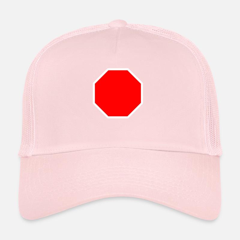 Stop sign template + YOUR TEXT Trucker Cap