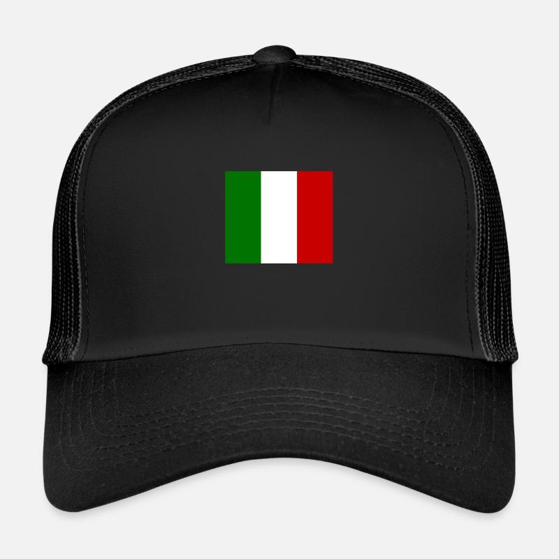Drapeau national italien Casquette trucker 