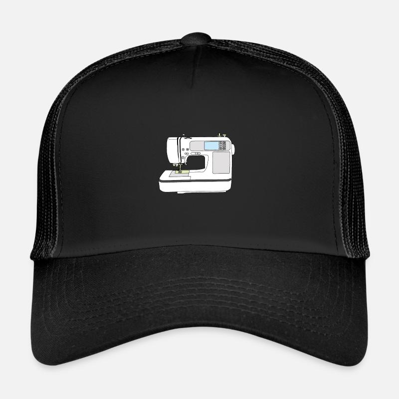 Machine à coudre Sketchnote Casquette trucker 