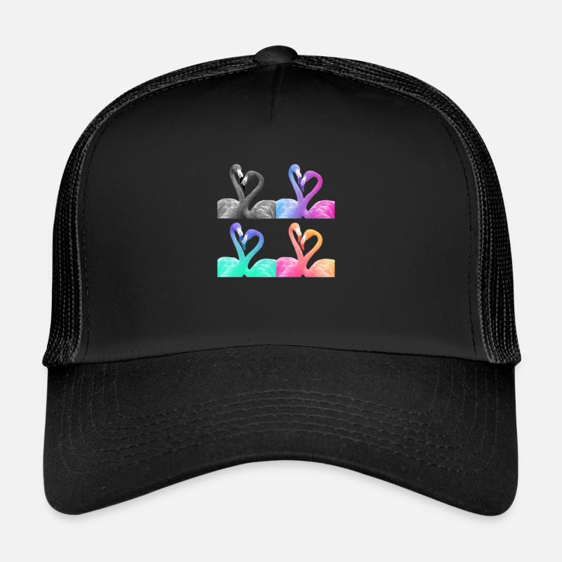 Flamants roses Casquette trucker 