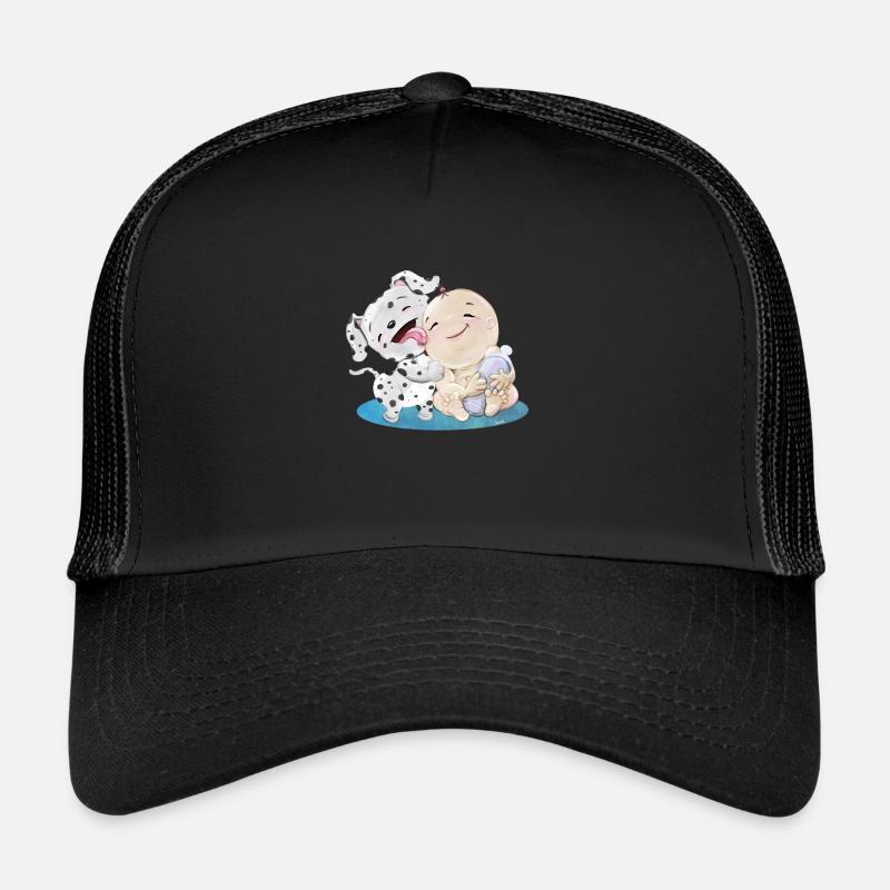 Dalmatien avec bébé Casquette trucker 