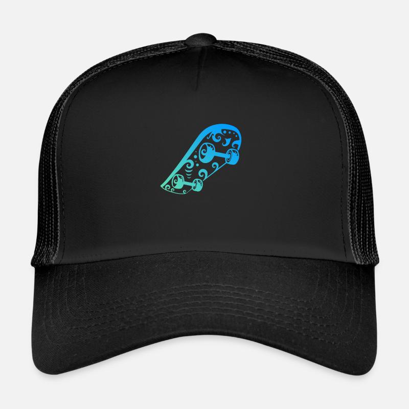 Maori Skateboard Lover Tribal Tattoo Gift Trucker Cap