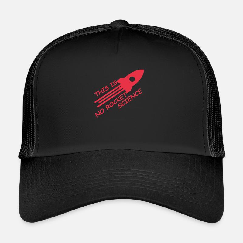 pas de cadeau de chemise d'énonciation drôle de science de fusée Casquette trucker 
