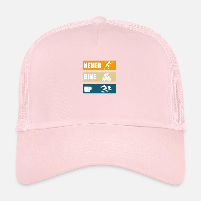 Ne jamais abandonner Casquette trucker 