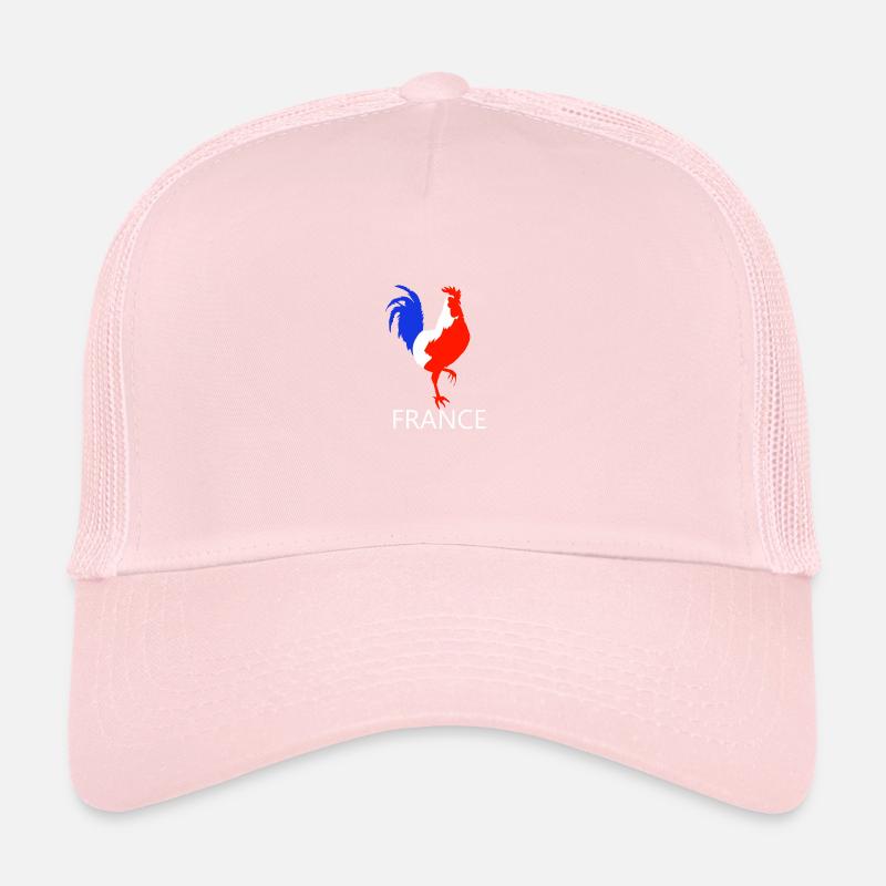 Hahn blau weiß rot Trucker Cap