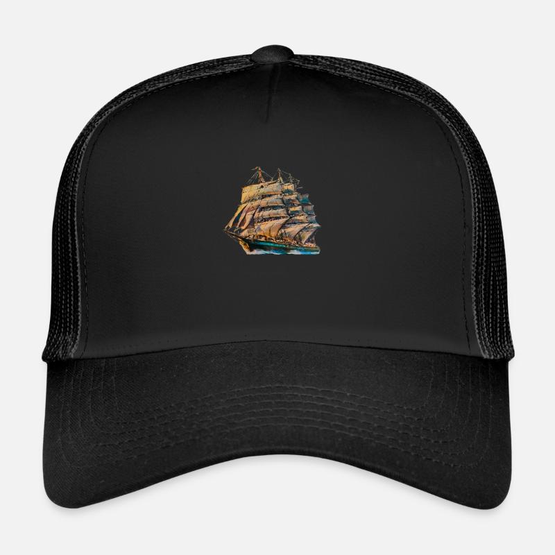Sailing ship Trucker Cap