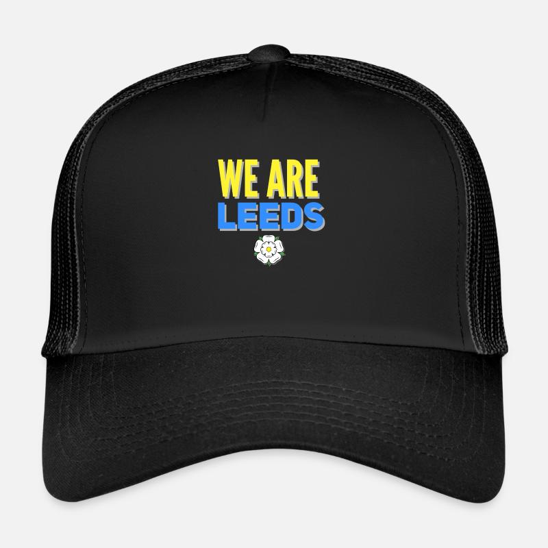 Leeds yorkshire - Trucker Cap - black/black