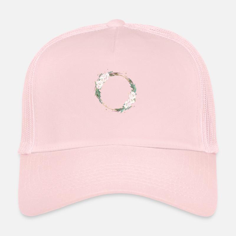Cercle de fleurs Boho Beachy Casquette trucker 