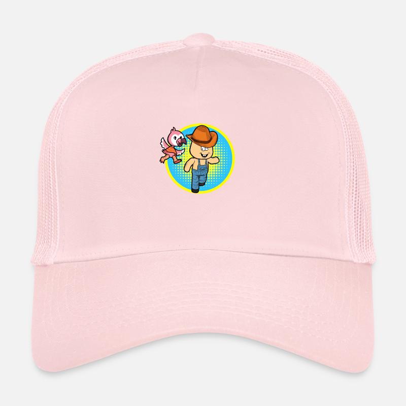 Flamingo Chases Hick Trucker Cap