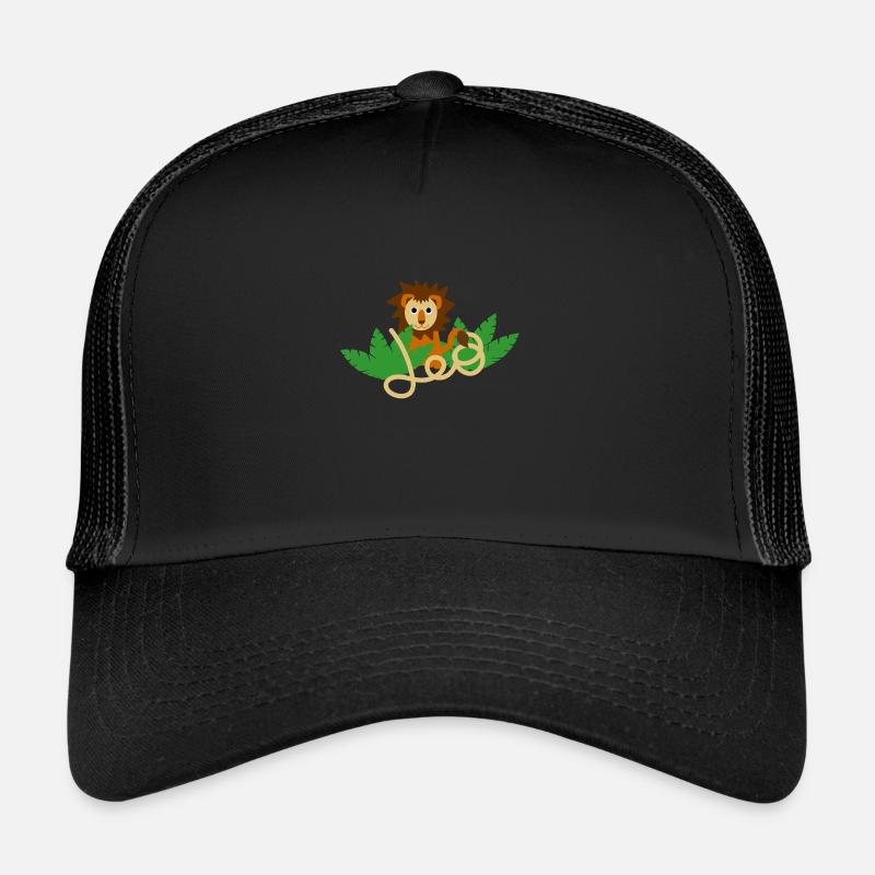 Leo - Casquette trucker  - noir/noir