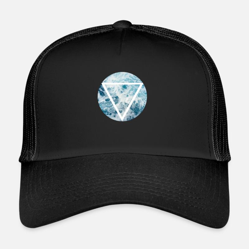 Water triangle Trucker Cap