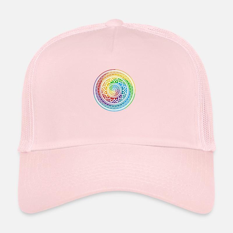 Mandala - Ying Yang Casquette trucker 