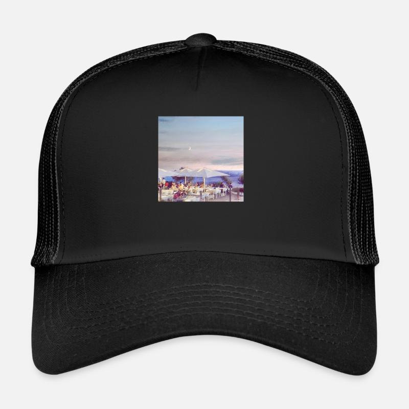 Tuscany beach bar Trucker Cap