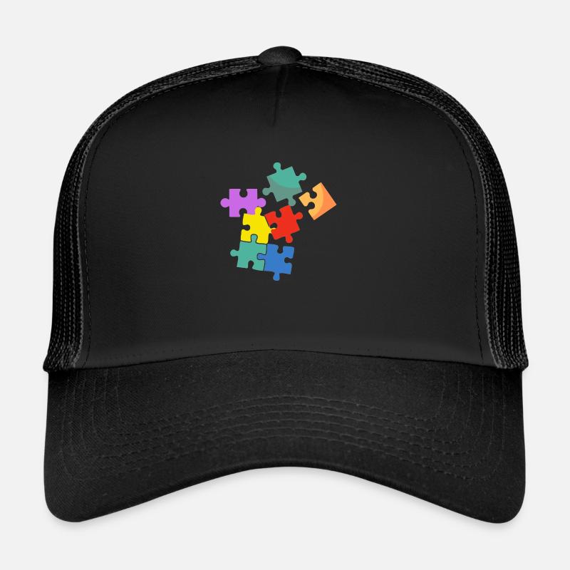 Puzzle couleur Casquette trucker 