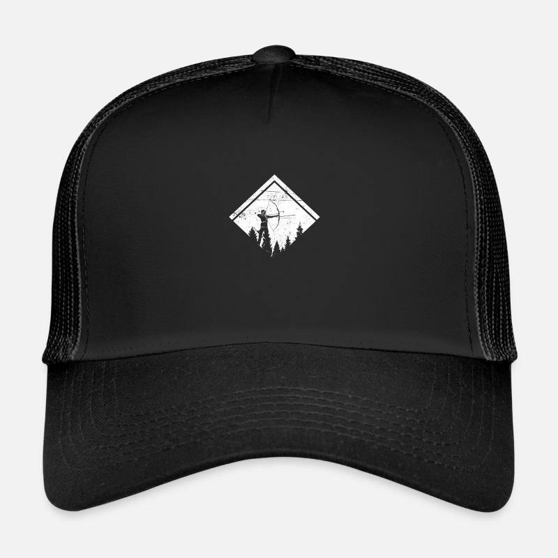Tir à l'arc tir à l'arc cadeau de tir à l'arc Casquette trucker 