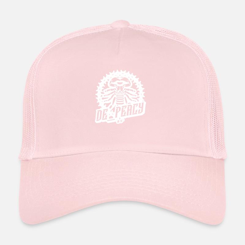De_Peacy logo blanc Casquette trucker 