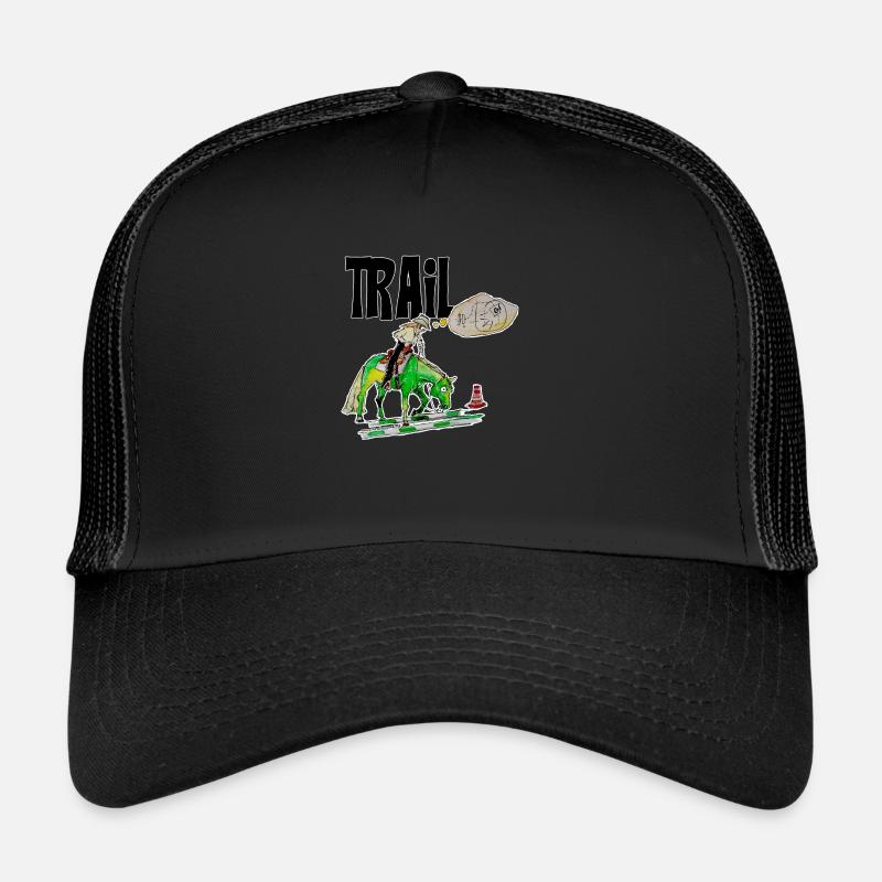Trail - Casquette trucker  - noir/noir
