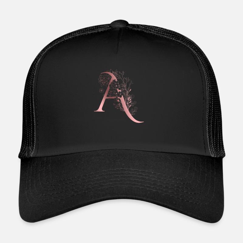 Buchstabe A Vorname Trucker Cap