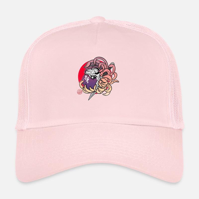 Daruma dans un chrysanthème Casquette trucker 