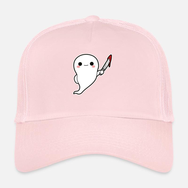 Geist mit Messer Halloween Trucker Cap