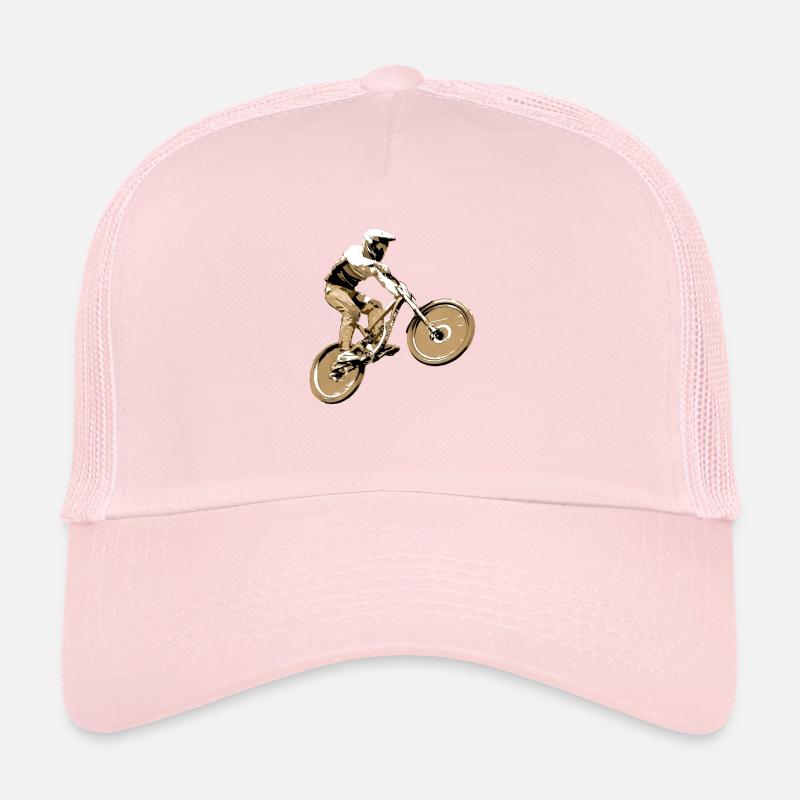 mountain biking downhill Trucker Cap