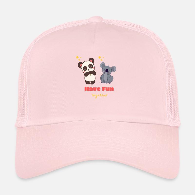 panda et koala ensemble Casquette trucker 