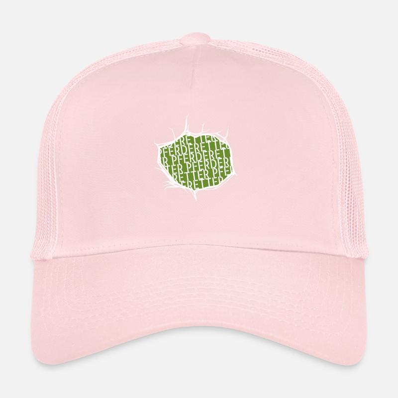 dobermann spruch vegetarier lieben quarter horse Trucker Cap