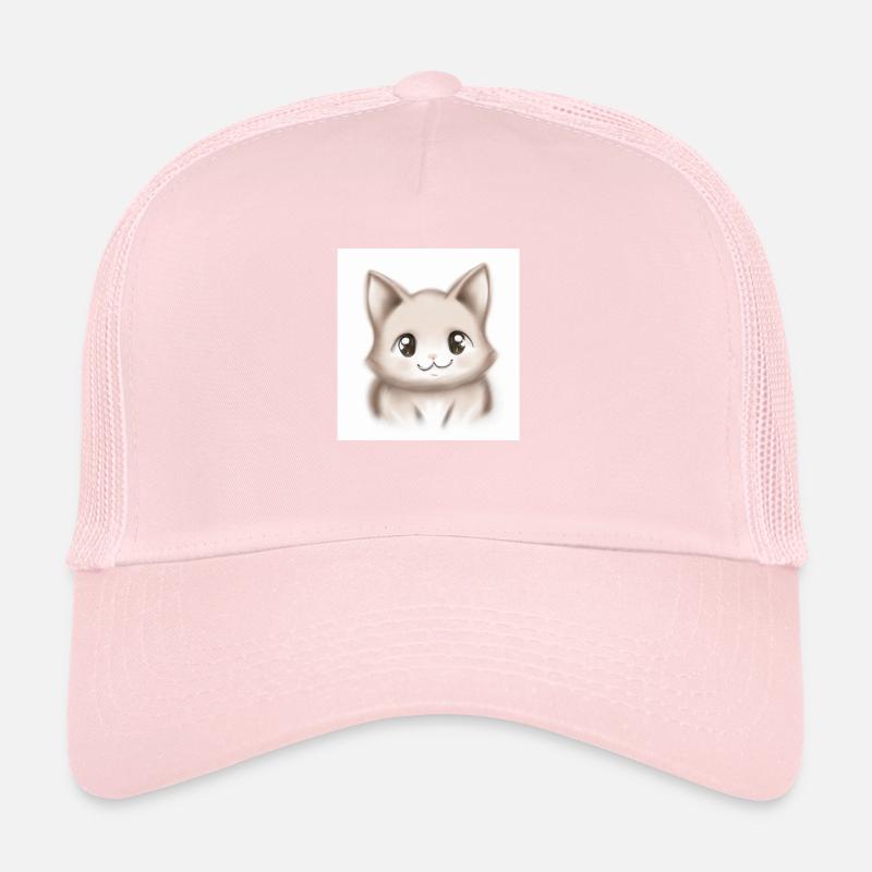 Katze gezeichnet Trucker Cap