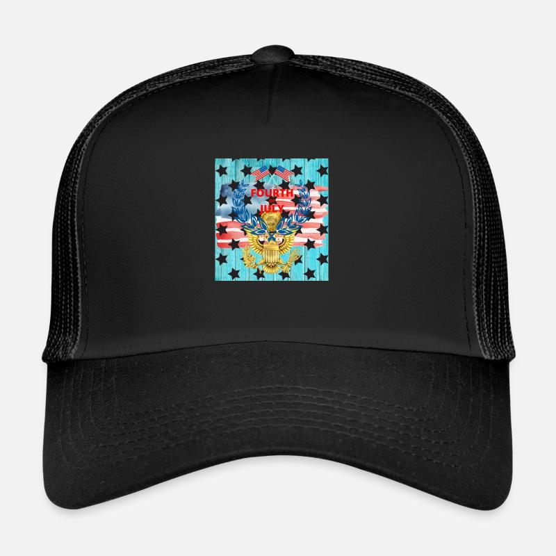 USA, étoiles et ceintures Casquette trucker 