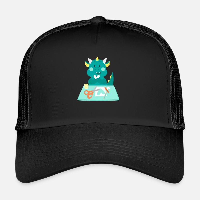 Dragon at a crafting station Trucker Cap